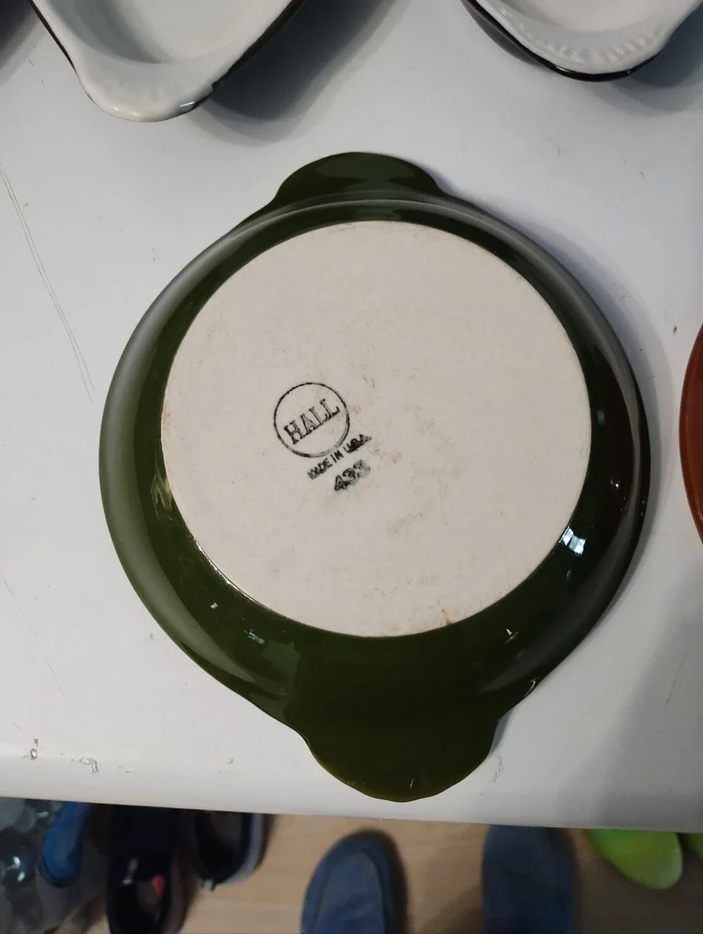 5-Vintage (4) Hall & (1) Chefsware Au Gratin Baking Dishes
